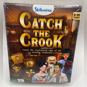 CATCH THE CROOK Board Game - Family Strategy Deduction Mystery Clue NEW SEALED